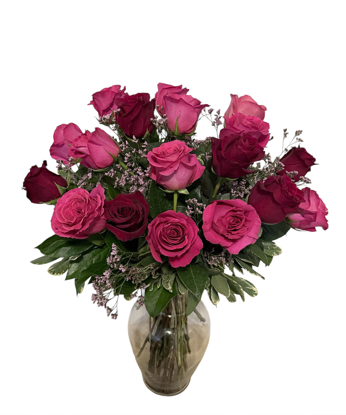 Valentine’s Mixed Roses with Limonium