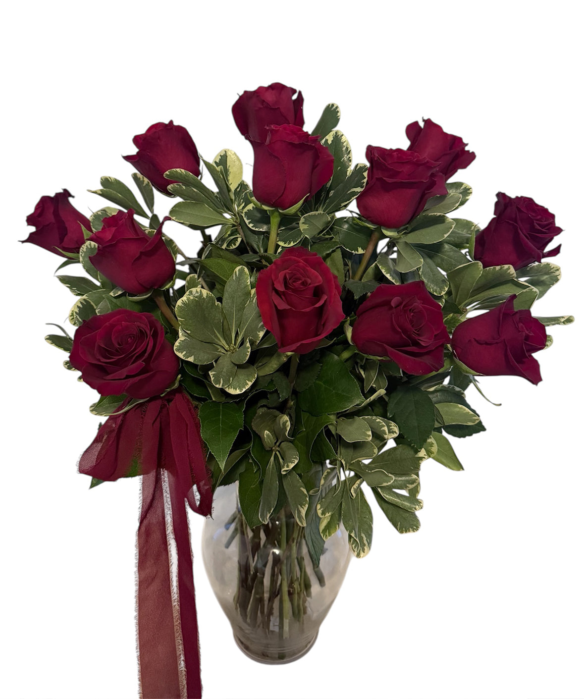 Classic Red Rose Arrangement